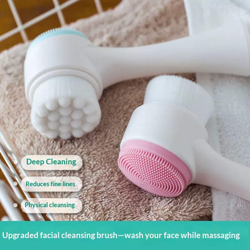 Sikat Pembersih Wajah Manual D - Silicone Face Scrubber Electric ulasan dan harga