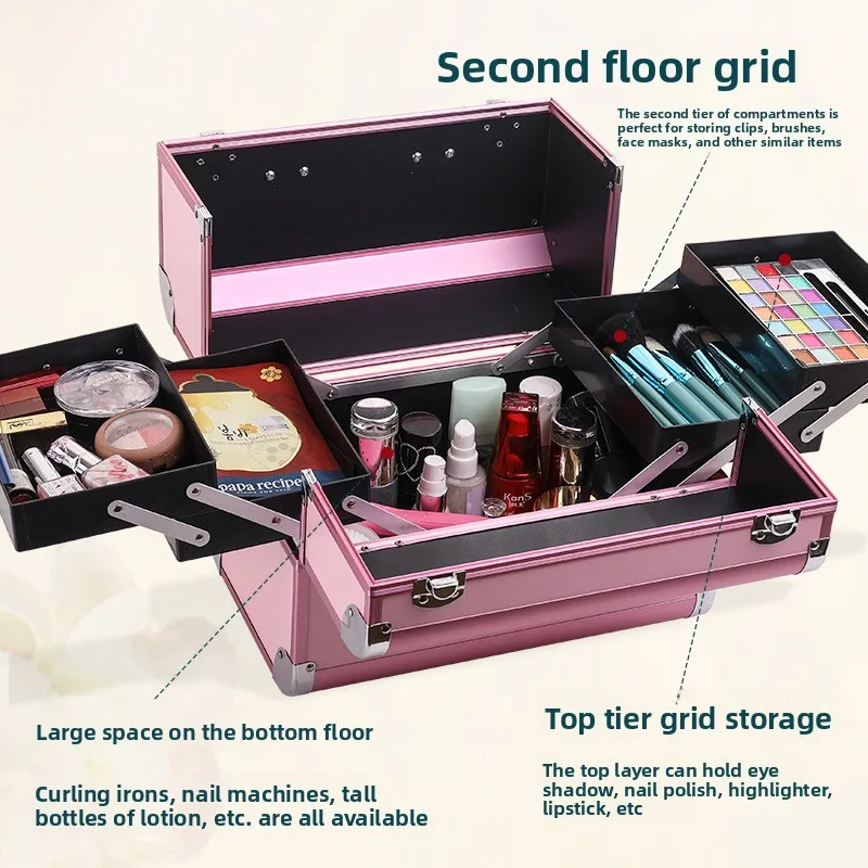 Kotak Rias Berkapasitas Besar  - Makeup ulasan dan harga